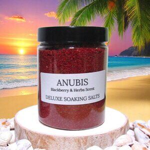 NEW! Soaking Bath Salts. Blackberry and Herbs Scent.